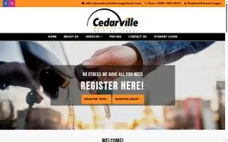 Cedarville Driving School, Inc. website