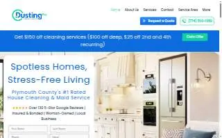 Dusting Pro Cleaning website