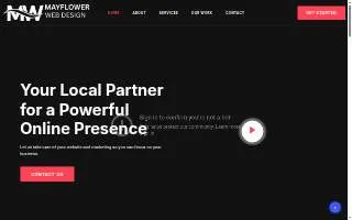 Mayflower Web Design website