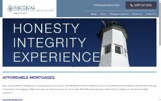 Nautical Home Lending LLC MB 1975 of Plymouth website