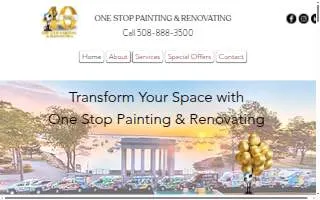 One Stop Painting & Renovating website