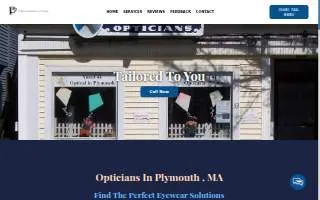 Public Spectacle Opticians website