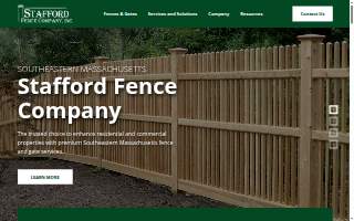 Stafford Fence Company Inc. of Plymouth