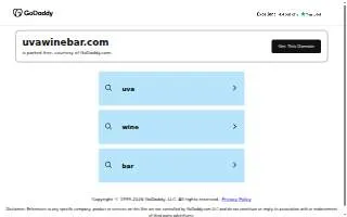 Uva Wine Bar of Plymouth website