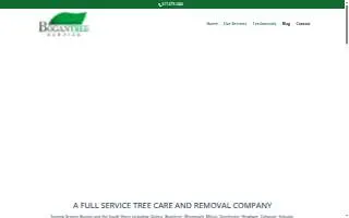 Bogan Tree Service of Quincy website