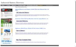 GNB Technologies website