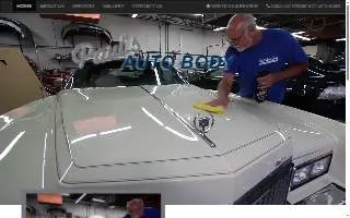 Paul's Auto Body website