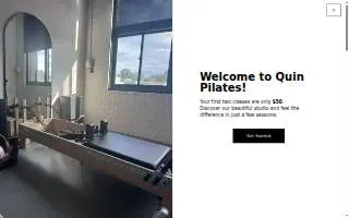 Quin Pilates website