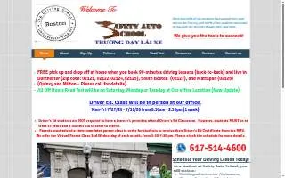 Safety Auto School Inc of Quincy website