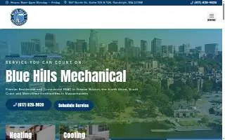 Blue Hills Mechanical website