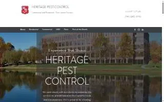 Heritage Pest Control website