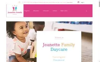 jaenette Family Daycare website