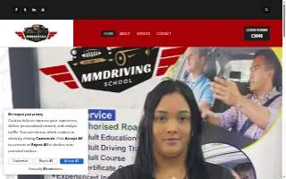 M&M Driving School of Randolph website