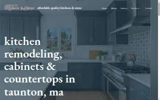 Affordable Quality Kitchens & Stone of Raynham website