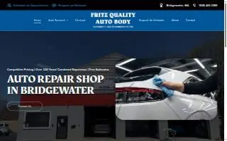 Fritz Quality Auto Body website