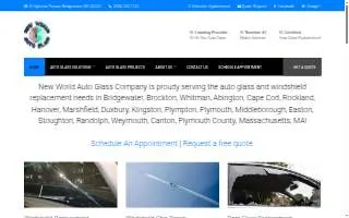 New World Auto Glass Co. of Raynham website