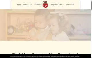 Christian Cooperative Preschool website