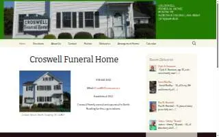 Croswell Funeral Home website