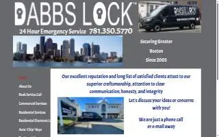 Dabbs Lock website