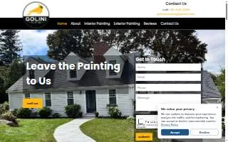 Golini Painting, LLC website