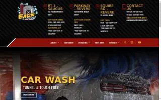 Barn Car Wash of Revere website
