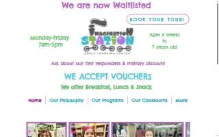 Imagination Station Early Learning Center website