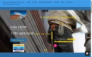 Beacon Handyman Services and Mobile RV Repair website