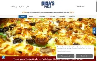 Dina's Pizza website