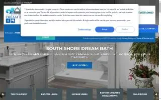 South Shore Dream Bath of Rockland website