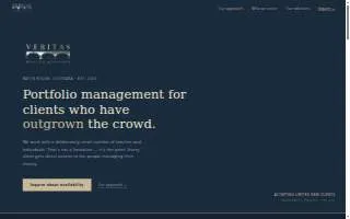 Veritas Boston Wealth Management website