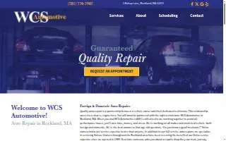 WCS Automotive website