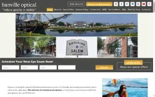 Banville Optical Inc website
