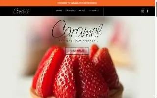 Caramel French Patisserie website