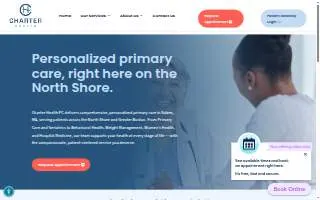 Charter Health PC of Salem website