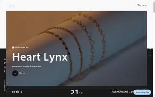 Heart Lynx website