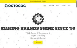 OctoCog Marketing & Design Marketing agency website