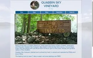 Quabbin Sky Vineyard of Salem website