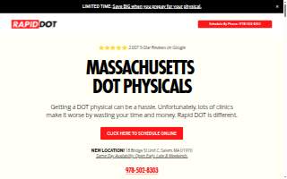 Rapid DOT Physicals