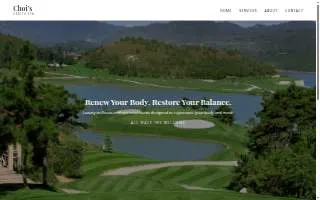 Choi's Health Spa website