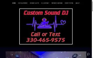Custom Sound DJs of Saugus website
