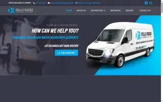 dello Russo Plumbing & Heating website