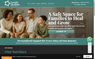 Family Healing Wellness Center website