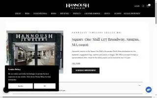 Hannoush Jewelers of Saugus website