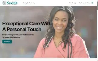 Kavida Healthcare website