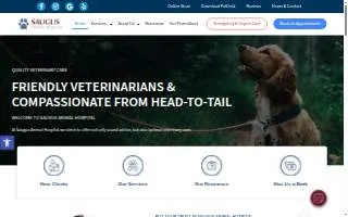 Saugus Animal Hospital: Bergsten Kel A DVM website