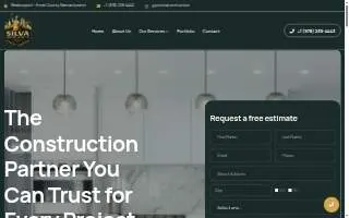 Silva Construction Pro website