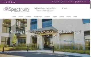 Spectrum Health Systems, Inc. website