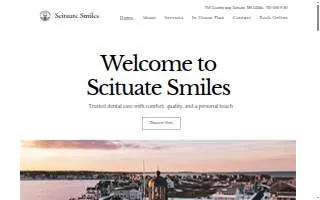 Scituate Smiles Dental Clinic website