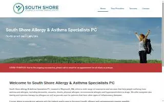 South Shore Allergy & Asthma Specialists of Scituate website