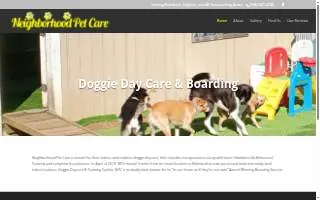 Neighborhood Pet Care website